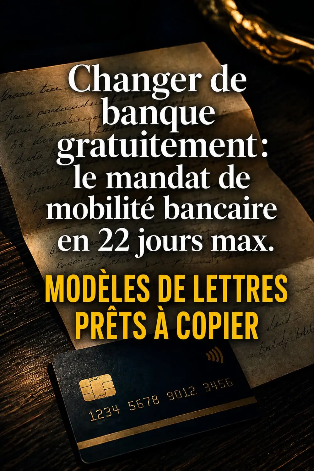 Changer de banque : lettre et mandat de mobilité bancaire modèle lettre mandat de mobilité bancaire à imprimer